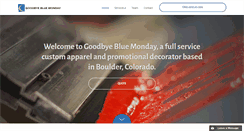 Desktop Screenshot of goodbyebluemonday.com